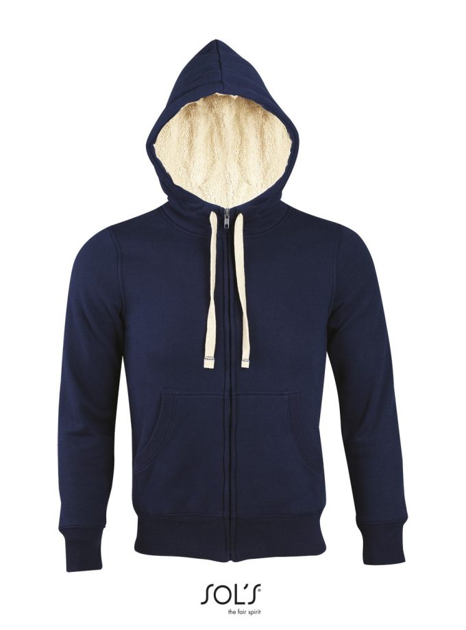 Unisex ζακέτα φούτερ με κουκούλα,SHERPA